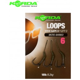 KORDA LOOP RIGS T 6 DF WIDE GAPE X 18 LBS

Bas de ligne idéal pour vos montages avec sac soluble.