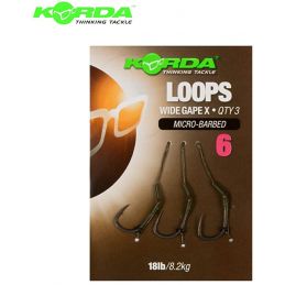 KORDA LOOP RIGS T 6 DF WIDE GAPE X 18 LBS

Bas de ligne idéal pour vos montages avec sac soluble.