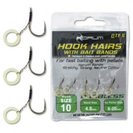 KORUM HOOKHAIRS WITH BAIT...