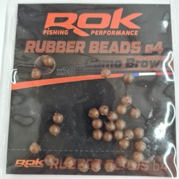 ROK RUBBER BEADS 4MM CAMO...