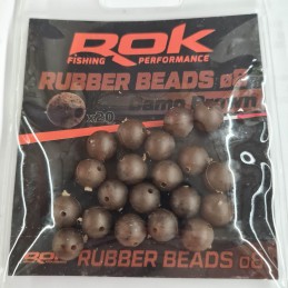 ROK RUBBER BEADS 8MM CAMO...