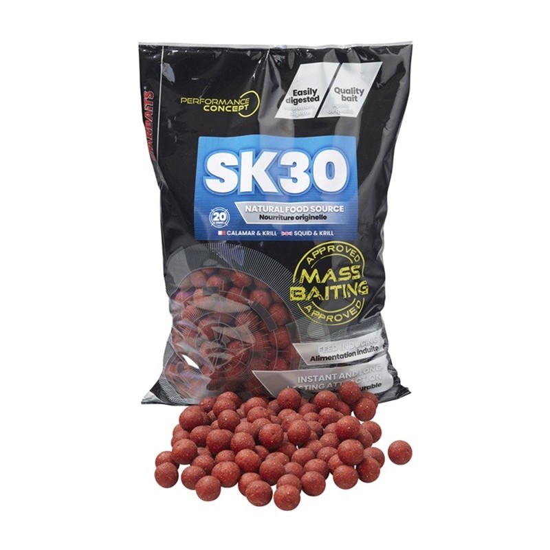 Bouillette Starbaits Performance Concept Sk30 Mass Baiting 20 mm 3 kg