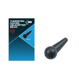 TUNGSTEN NAKED HELICOPTER BEAD X 8