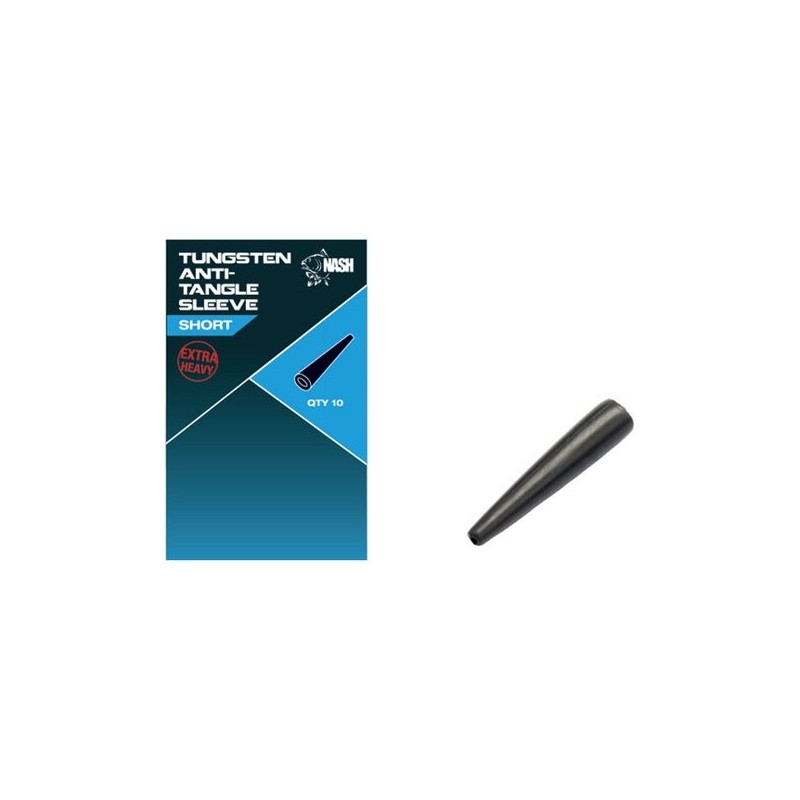 NASH TUNGSTEN ANTI-TANGLE SLEEVE SHORT X 10 NASH TUNGSTEN ANTI-TANGLE SLEEVE SHORT X 10