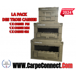 PACK DE 3 CAISSES PLIABLES...