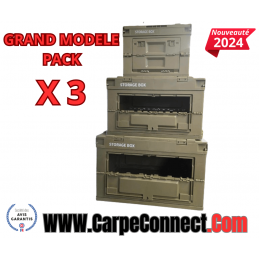 PACK DE 3 CAISSES PLIABLE...