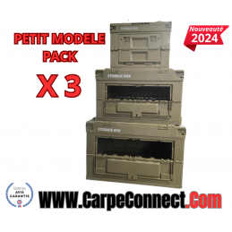 PACK DE 3 CAISSES PLIABLE...