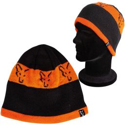 FOX BLACK ORANGE BEANIE