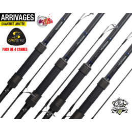 PACK DE 4 CANNES CARPSPIRIT...