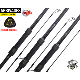 PACK DE 3 CANNES CARPSPIRIT...