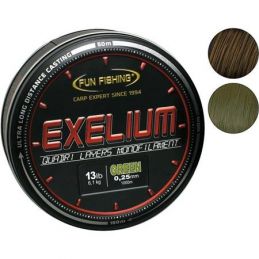 NYLON EXELIUM GREEN 0.35 MM...