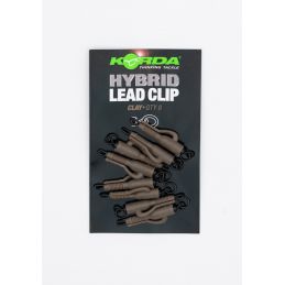 Korda Hybrid Lead Clips Clay