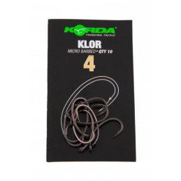 Korda Klor Micro Barbed Size 4