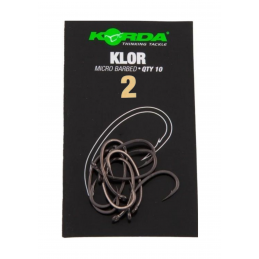 Korda Klor Micro Barbed Size 2