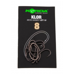 Korda Klor Micro Barbed Size 8