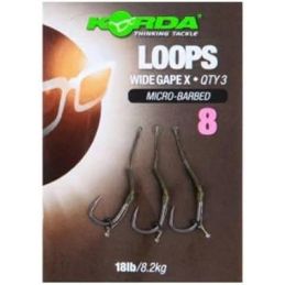 Korda Loops Rigs Wide Gape...