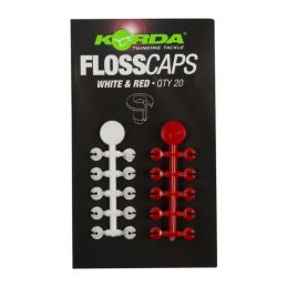 Korda Floss Caps White/Red
