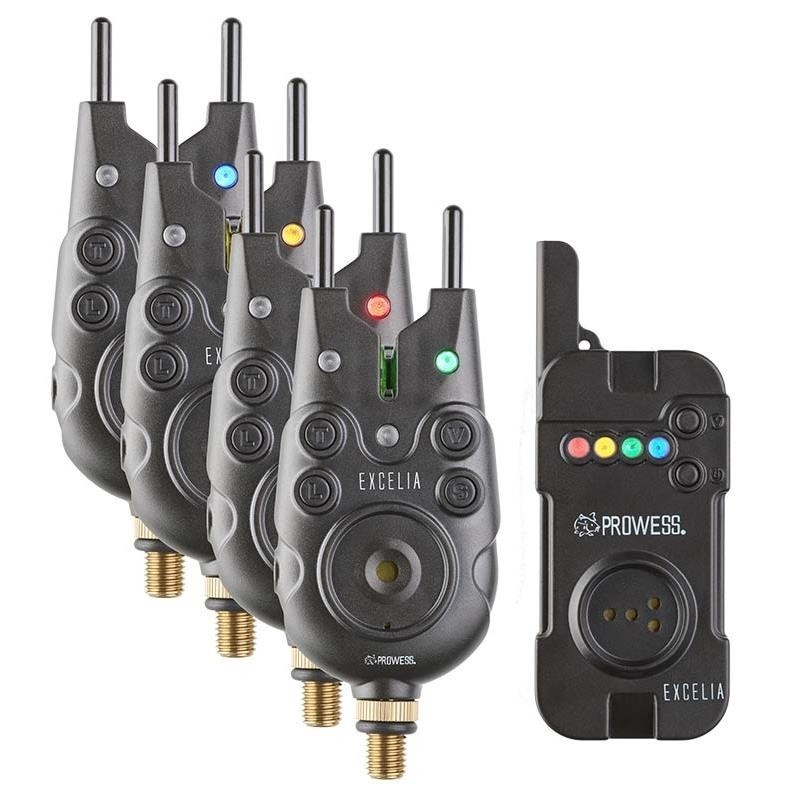 JRC Radar CX Sets Set 3+1 Détecteur de Touche Pêche Carpe Indicateur Alarme  Sonore Lumineux Carnassier